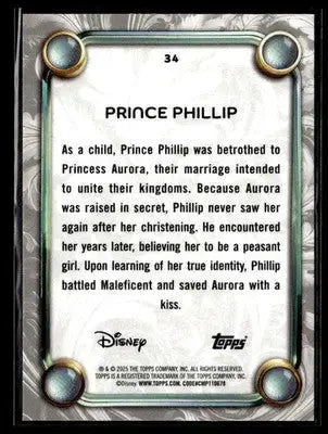 2025 Topps Disney Wonder #34 Prince Phillip - Non-Sports Card Single