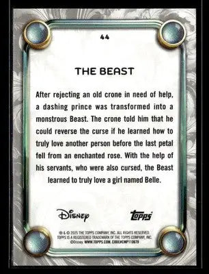 2025 Topps Disney Wonder #44 The Beast - Non-Sports Card Single