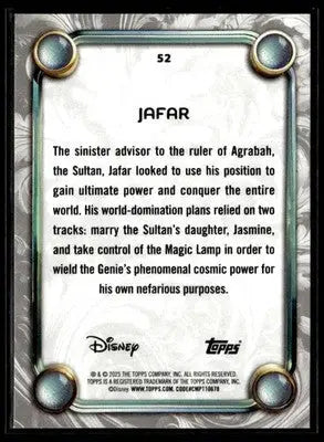 2025 Topps Disney Wonder #52 Jafar - Non-Sports Card Single