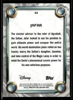2025 Topps Disney Wonder #52 Jafar - Non-Sports Card Single