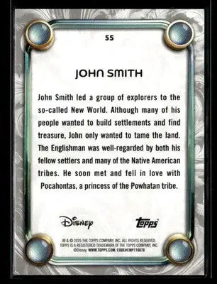 2025 Topps Disney Wonder #55 John Smith - Non-Sports Card Single