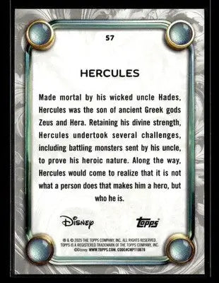 2025 Topps Disney Wonder #57 Hercules - Non-Sports Card Single