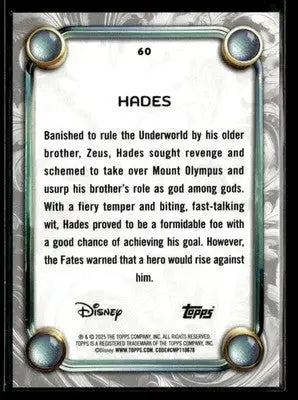 2025 Topps Disney Wonder #60 Hades - Non-Sports Card Single