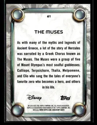 2025 Topps Disney Wonder #61 The Muses - Non-Sports Card Single