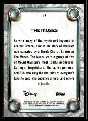 2025 Topps Disney Wonder #61 The Muses - Non-Sports Card Single
