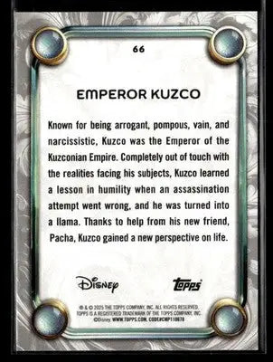 2025 Topps Disney Wonder #66 Emperor Kuzco - Non-Sports Card Single