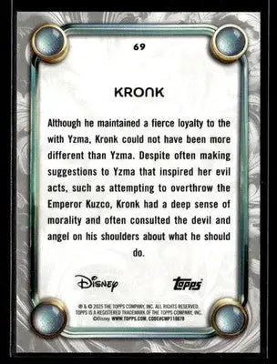 2025 Topps Disney Wonder #69 Kronk - Non-Sports Card Single