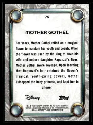 2025 Topps Disney Wonder #75 Mother Gothel - Non-Sports Card Single