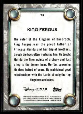 2025 Topps Disney Wonder #79 King Fergus