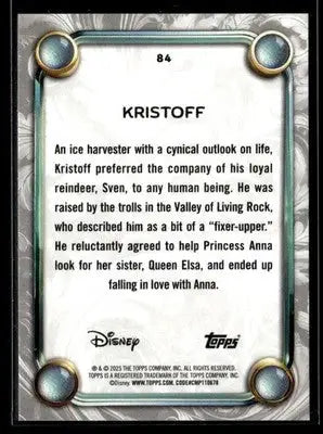 2025 Topps Disney Wonder #84 Kristoff - Non-Sports Card Single