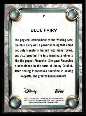 2025 Topps Disney Wonder #9 Blue Fairy - Non-Sports Card Single