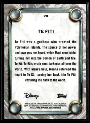 2025 Topps Disney Wonder #90 Te Fiti - Non-Sports Card Single