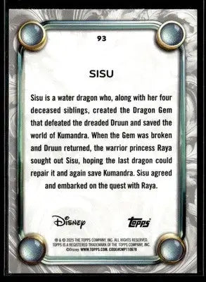 2025 Topps Disney Wonder #93 Sisu - Non-Sports Card Single