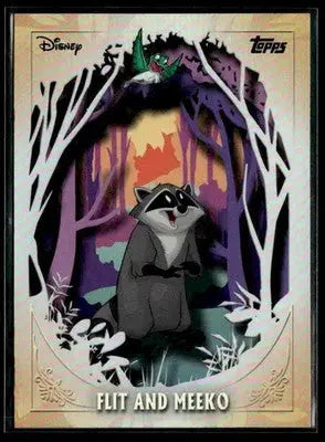 2025 Topps Disney Wonder #FF-14 Flit and Meeko Furry Friends FoilFractor - Non-Sports Card Single