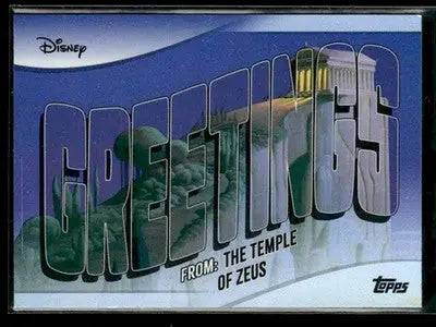 2025 Topps Disney Wonder #GF-22 The Temple of Zeus Greetings From FoilFractor - Non-Sports Card Single