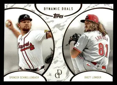 2025 Topps Dynamic Duals #17 Spencer Schwellenbach / Rhett Lowder - Baseball Card Single