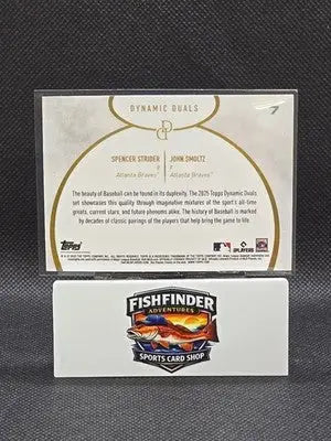 2025 Topps Dynamic Duals - John Smoltz Spencer Strider #7 - Baseball Card Single