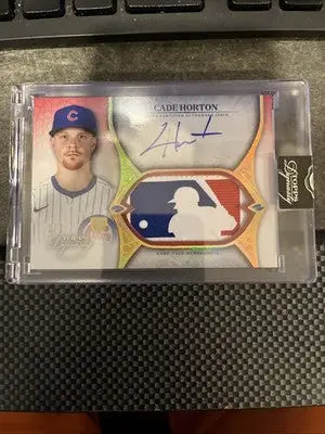2025 Topps Dynasty Cade Horton Logoman 1/1