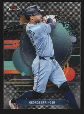 2025 Topps Finest #141 George Springer Uncommon Toronto Blue Jays - Baseball Card Single