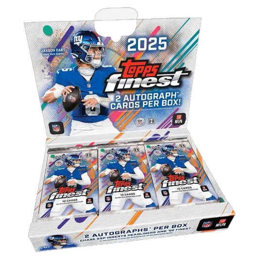 2025 Topps Finest Football Hobby Box | Columbia Sports Cards - Sports Card Hobby Boxes