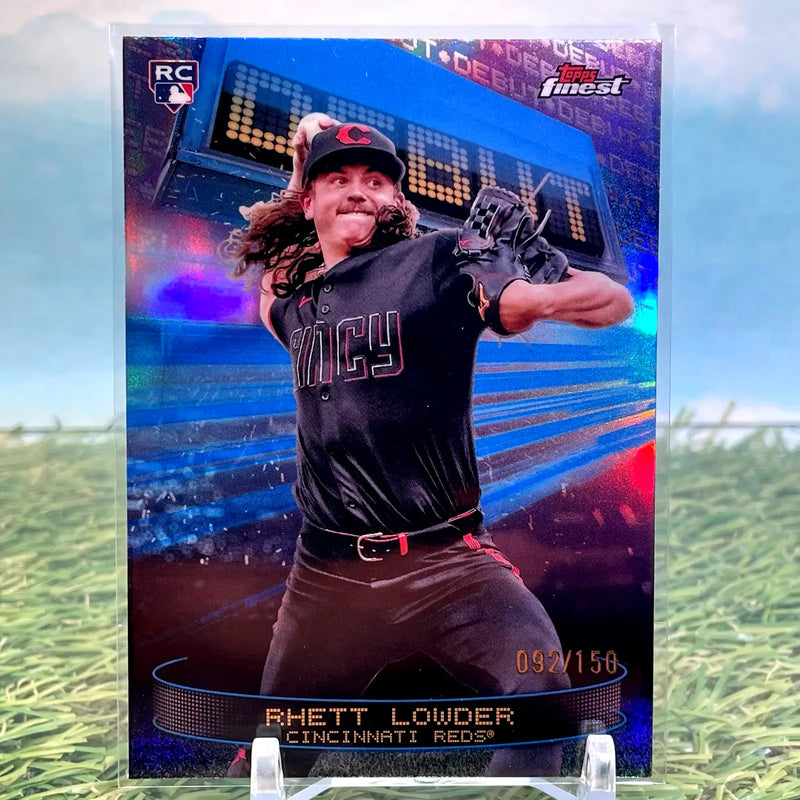 2025 Topps Finest Rhett Lowder Debut /150 Rookie - Baseball Card Single