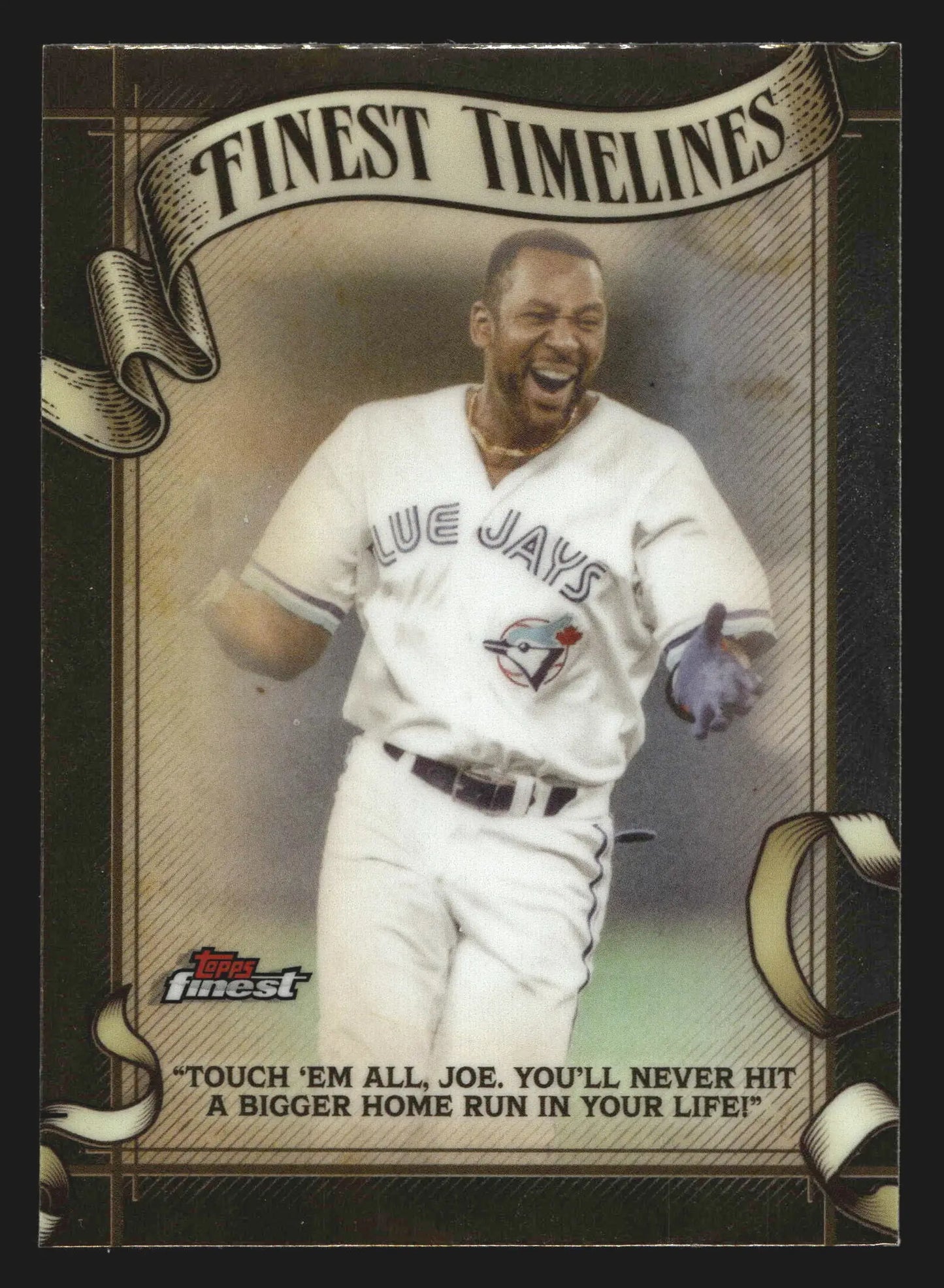 2025 Topps Finest Timelines #FT-16 Joe Carter Toronto Blue Jays
