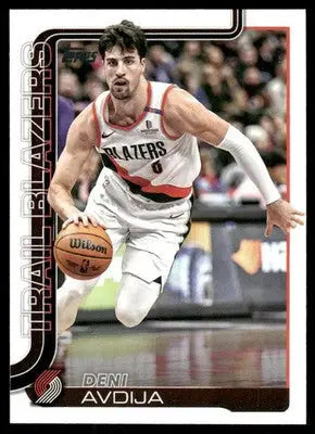 2025 Topps Flagship Basketball Deni Avdija #125 Basketball - Basketball Card Single