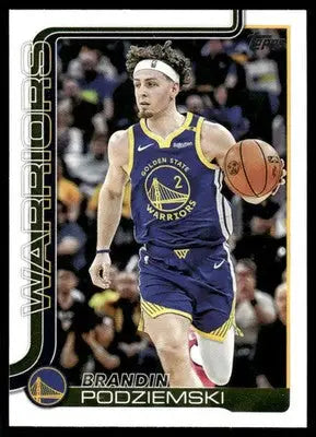 2025 Topps Flagship Brandin Podziemski #141 Basketball - Basketball Card Single