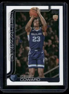 2025 Topps Flagship Cedric Coward #211 RC Basketball - Basketball Card Single