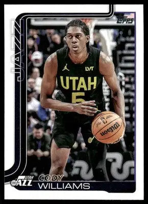 2025 Topps Flagship Cody Williams #130 Basketball - Basketball Card Single