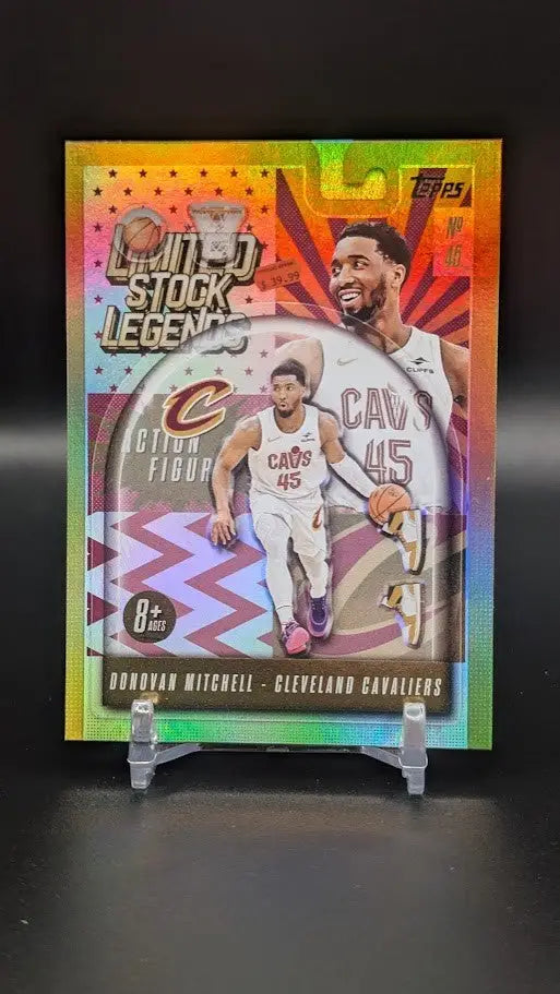 2025 Topps Flagship Donovan Mitchell Black Friday Limited Stock Legends #LST-44 - Basketball Card Single