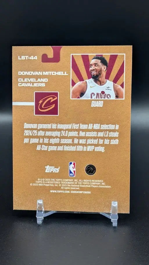 2025 Topps Flagship Donovan Mitchell Black Friday Limited Stock Legends #LST-44 - Basketball Card Single