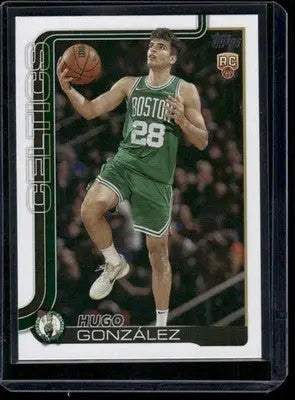 2025 Topps Flagship Hugo González #228 RC Basketball - Basketball Card Single