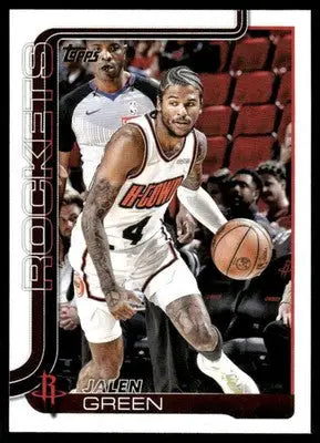 2025 Topps Flagship Jalen Green #175 Basketball - Basketball Card Single