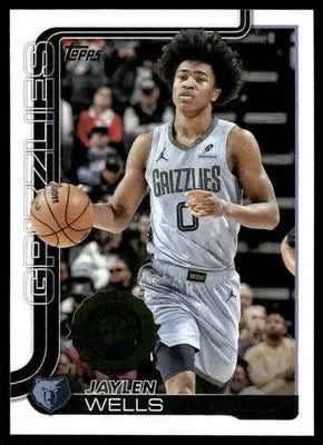 2025 Topps Flagship Jaylen Wells #183 Basketball - Basketball Card Single