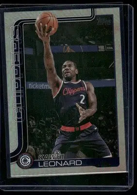 2025 Topps Flagship Kawhi Leonard #142 Basketball - Basketball Card Single