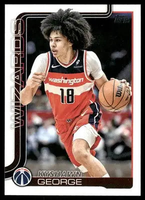 2025 Topps Flagship Kyshawn George #98 Basketball - Basketball Card Single