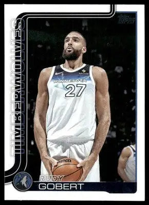 2025 Topps Flagship Rudy Gobert #111 20/20 Basketball - Basketball Card Single
