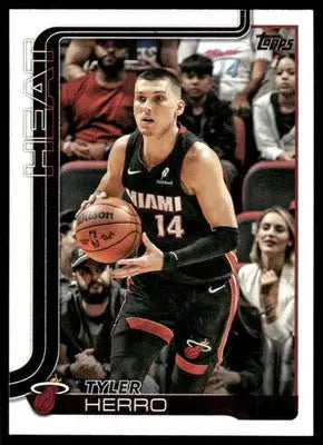 2025 Topps Flagship Tyler Herro #73 Basketball - Basketball Card Single