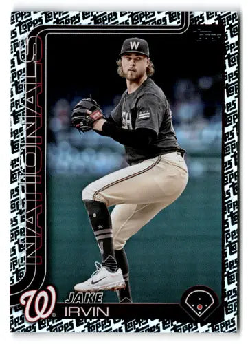 2025 Topps Topps Foil Pattern #197 Jake Irvin NM-MT Nationals ID:76857 - Baseball Card Single