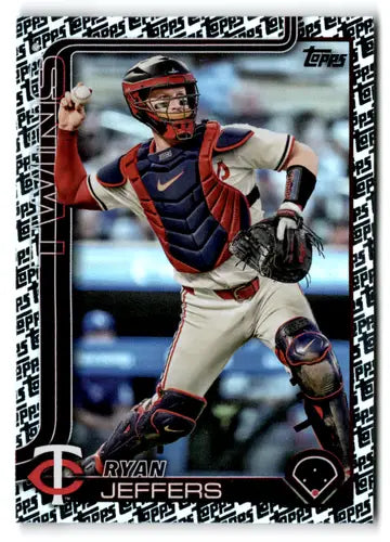 2025 Topps Topps Foil Pattern #339 Ryan Jeffers NM-MT Twins ID:76865 - Baseball Card Single