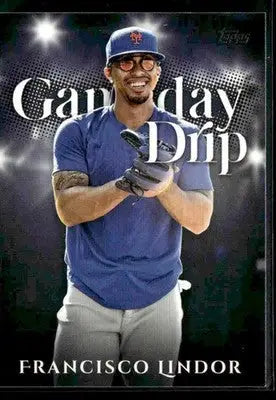 2025 Topps Francisco Lindor #GD-25 Gameday Drip New York Mets