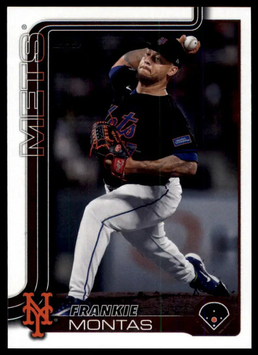 2025 Topps Frankie Montas 644 New York Mets NM - Baseball Card Single
