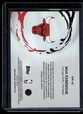 2025 Topps Generation Now Noa Essengue #GN-12 RC Basketball - Basketball Card Single