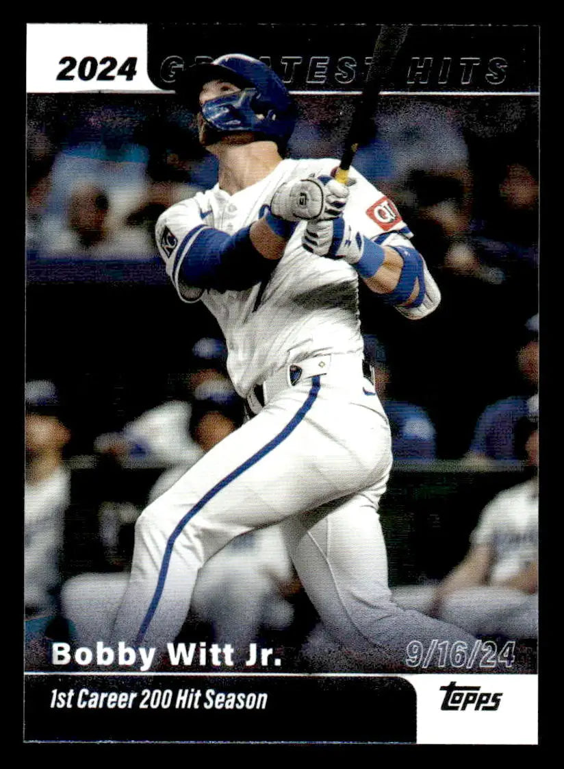2025 Topps #GH-6 Bobby Witt Jr. 2024’s Greatest Hits - Baseball Card Single