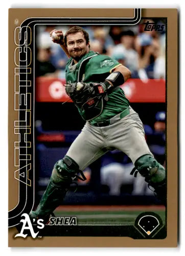 2025 Topps Gold #158 Shea Langeliers NM-MT 1839/2025 Athletics ID:76897 - Baseball Card Single