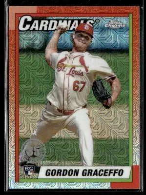 2025 Topps Gordon Graceffo #T90C-25 1990 35th Anniversary Chrome Cardinals