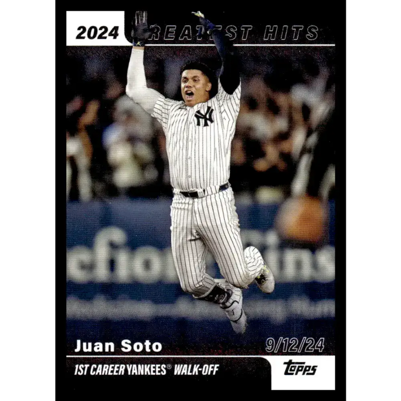 2025 Topps Greatest Hits #GH-15 Juan Soto NM-MT New York Yankees Baseball Card - Baseball Card Single
