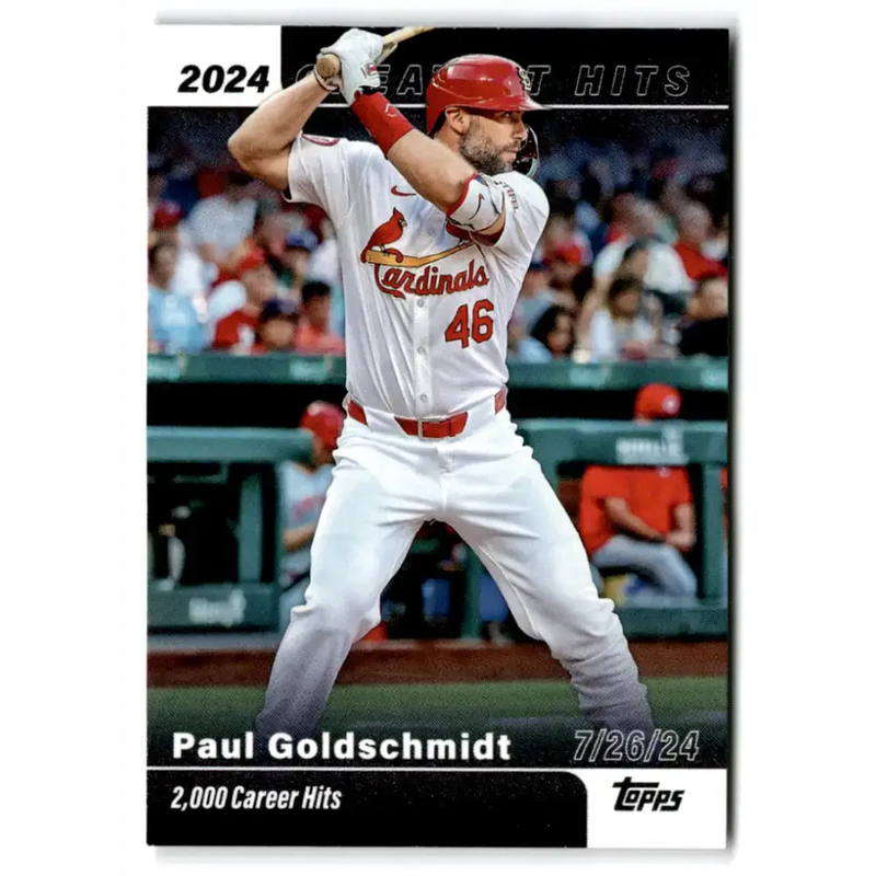 2025 Topps Greatest Hits #GH-21 Paul Goldschmidt NM-MT St. Louis Cardinals Baseball Card - Baseball Card Single