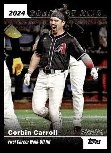 2025 Topps Greatest Hits #GH-7 Corbin Carroll NM-MT Diamondbacks ID:76871 - Baseball Card Single